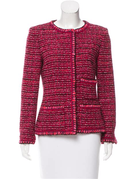 chanel coats and jackets|chanel tweed jacket outlet.